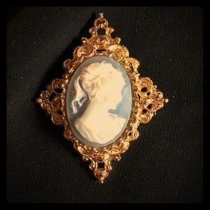 Cameo Brooch Pin